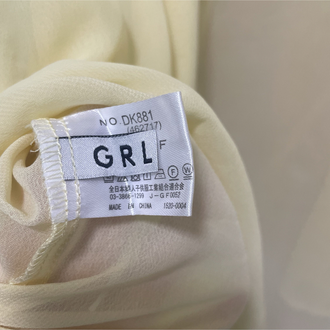 GRL(グレイル)のGRL シアーシャツ レディースのトップス(シャツ/ブラウス(長袖/七分))の商品写真