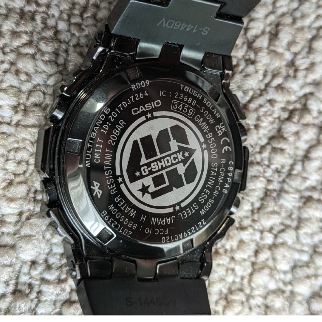 G-SHOCK(ジーショック)のGショック エリックヘイズ GMW　GMW-B5000EH-1JR　黒　ブラック メンズの時計(腕時計(デジタル))の商品写真