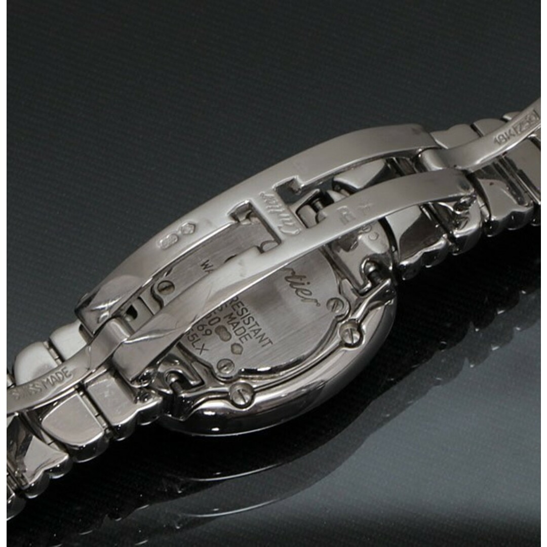 Cartier(カルティエ)の【広尾店】カルティエ Cartier ミニベニュワール K18WG 2重ダイヤベゼル 腕時計 WB5095L2 レディース クォーツ 【13850】 レディースのファッション小物(腕時計)の商品写真