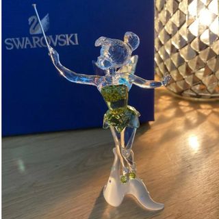 スワロフスキー(SWAROVSKI)のスワロフスキー　ティンカーベル　置物　ディズニー　disney(置物)