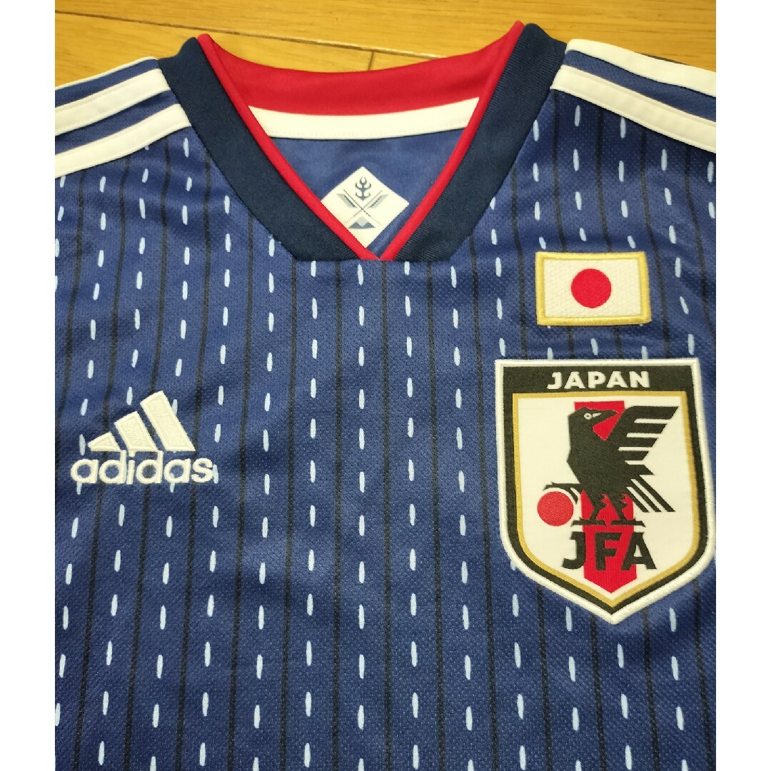 adidas(アディダス)の日本代表ユニフォーム　160 スポーツ/アウトドアのサッカー/フットサル(ウェア)の商品写真