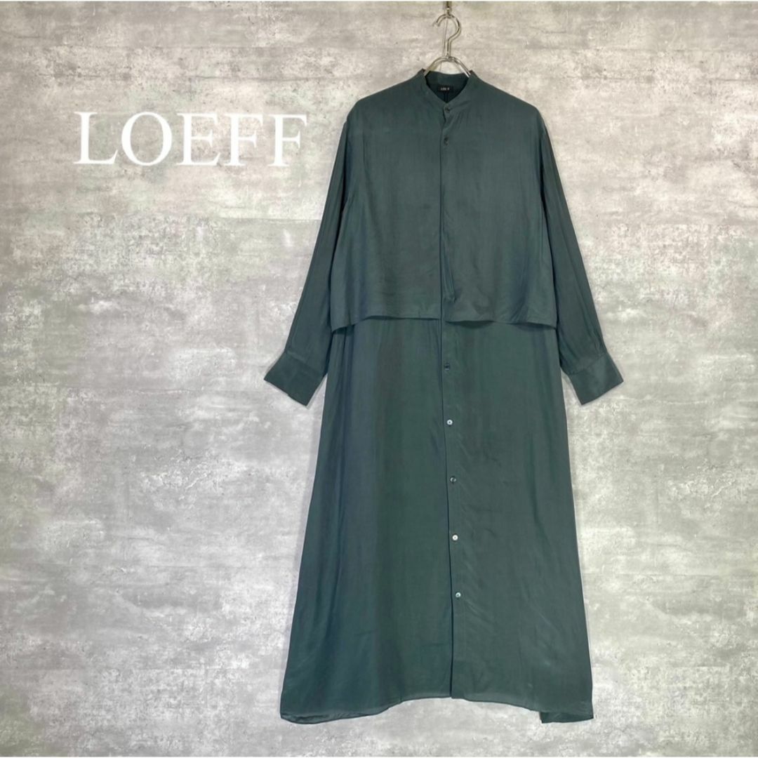 『LOEFF』ロエフ (0) シャツワンピース レディースのワンピース(ロングワンピース/マキシワンピース)の商品写真