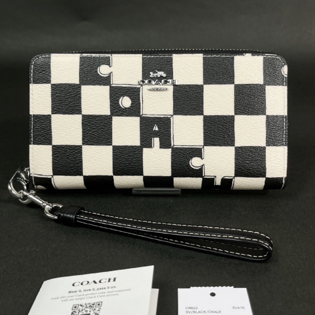 COACH(コーチ)のCOACH コーチ チェッカーボード プリント  長財布 CR622  新品  レディースのファッション小物(財布)の商品写真