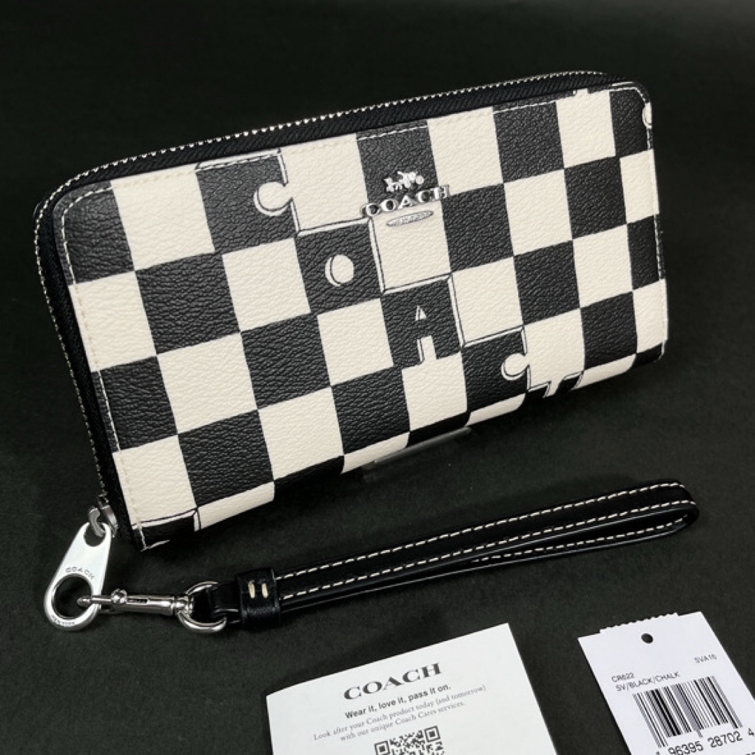 COACH(コーチ)のCOACH コーチ チェッカーボード プリント  長財布 CR622  新品  レディースのファッション小物(財布)の商品写真