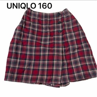 ユニクロ(UNIQLO)のUNIQLO ユニクロ　キュロット　チェック柄(スカート)