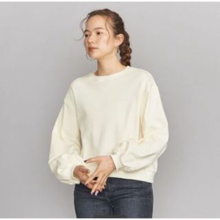 BEAUTY&YOUTH UNITED ARROWS -  新品オフホワイト　スウェット