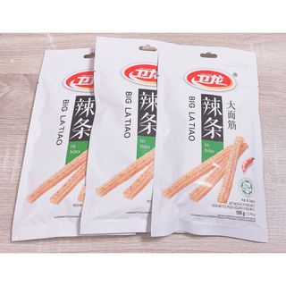 大面筋 辣条 ラーティアオ BIG LA TIAO 中国 お菓子 106g×3(菓子/デザート)