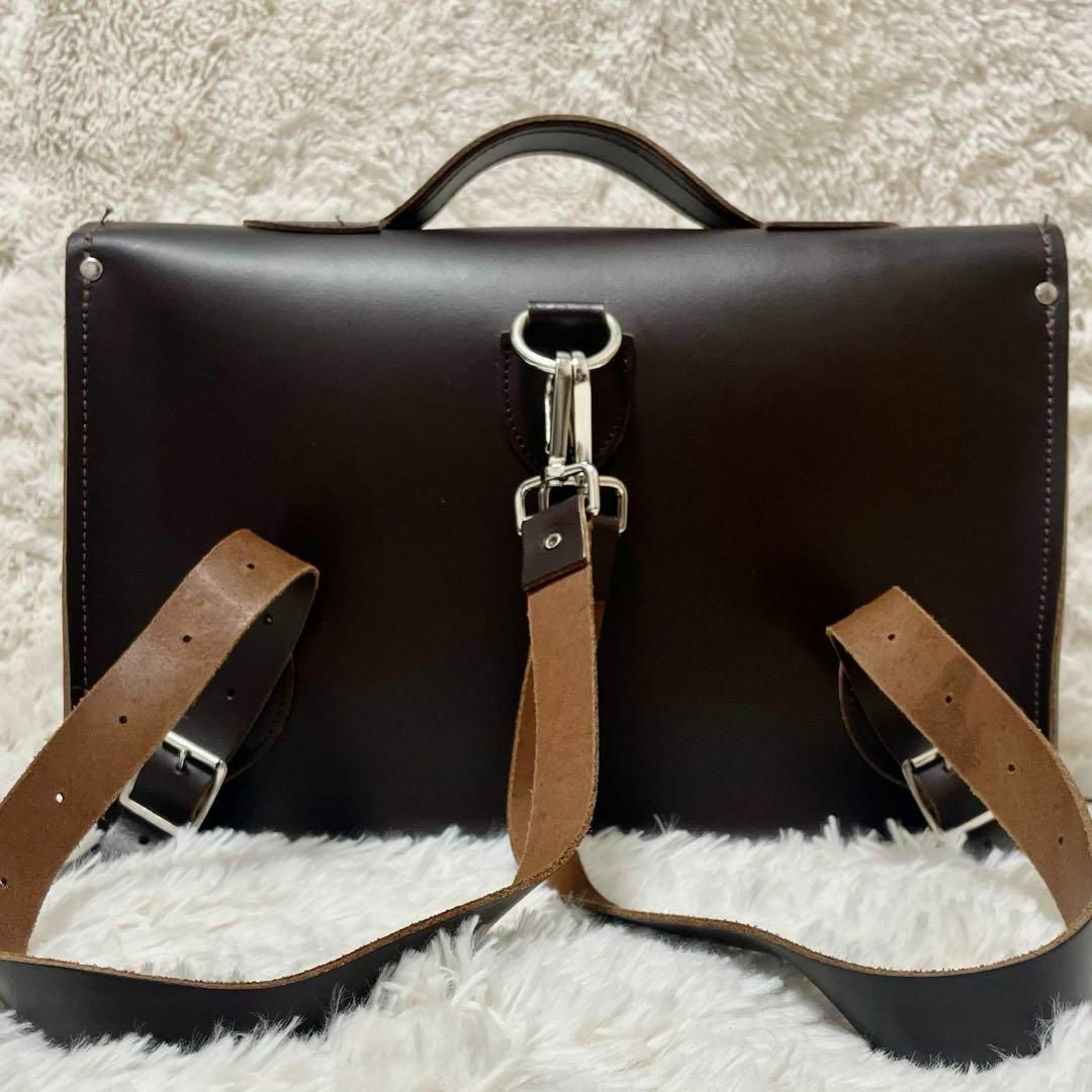 Zatchels(ザッチェルズ)の【未使用級 3way】Zatchels サッチェルバッグ ショルダーリュック本革 レディースのバッグ(ショルダーバッグ)の商品写真