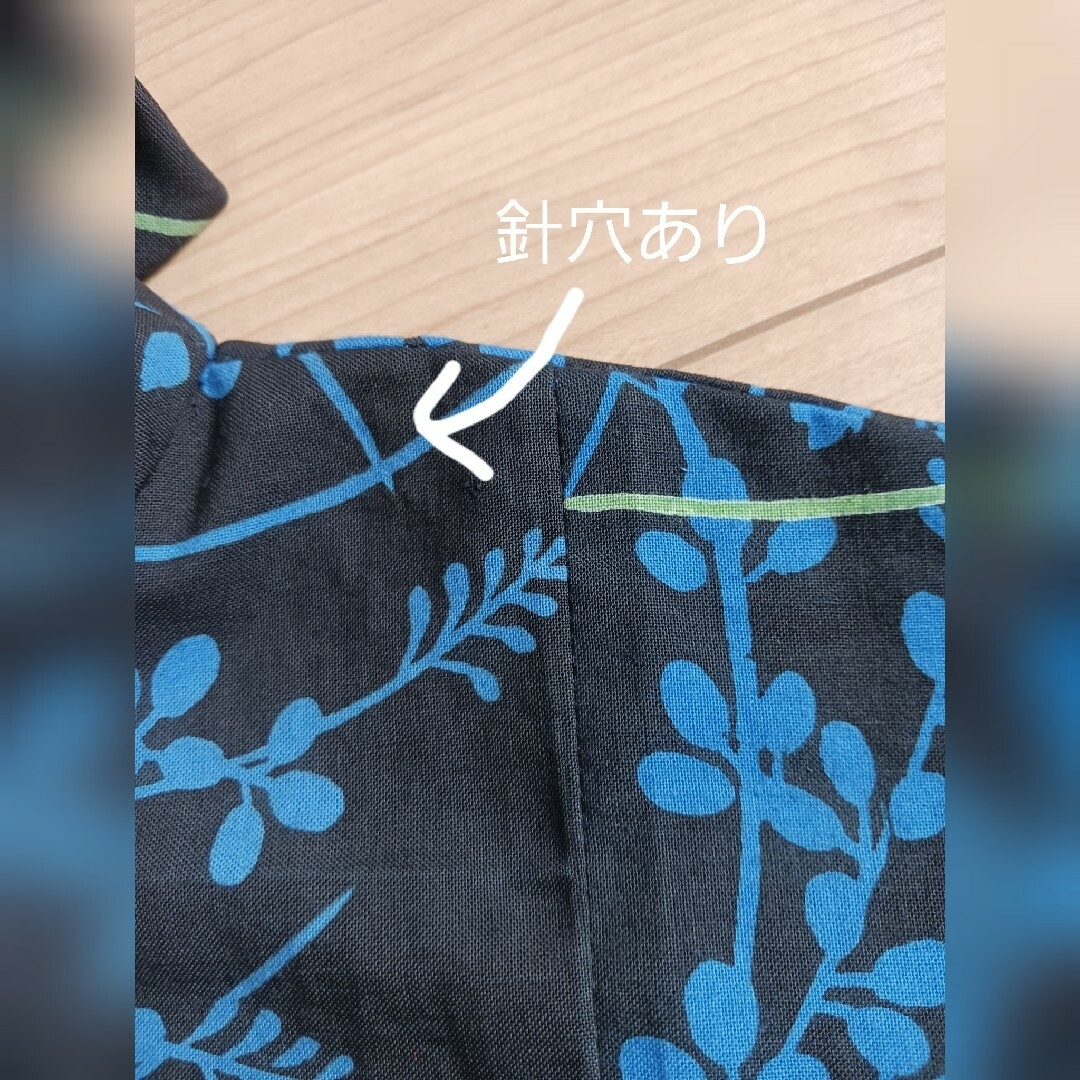 ロールカラーのプルオーバー:着物リメイク転生 レディースのトップス(シャツ/ブラウス(半袖/袖なし))の商品写真