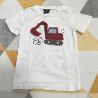 ショベルカー 半袖Tシャツ(Ｔシャツ)