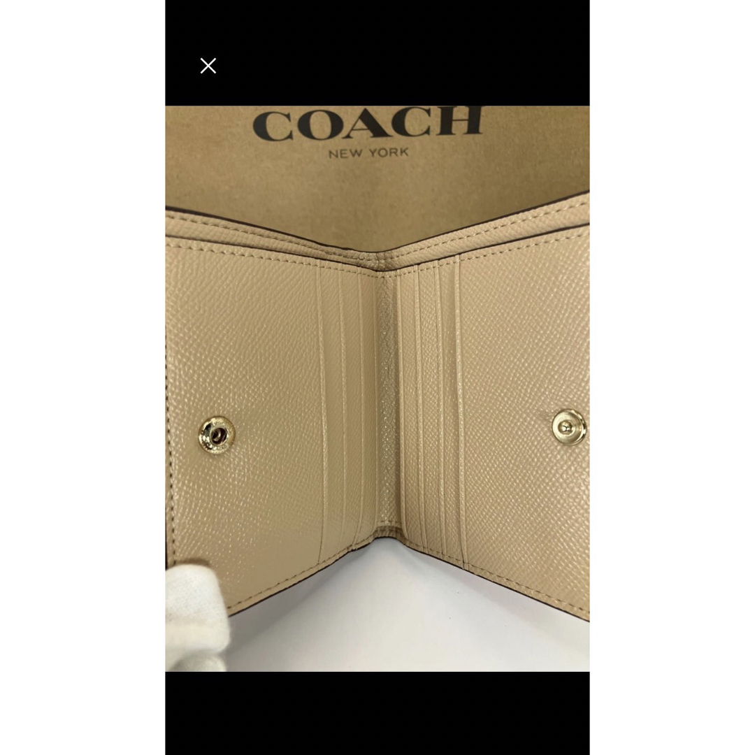 COACH(コーチ)の【新品・未使用】　coach 折財布　ピンク　モーガン レディースのファッション小物(財布)の商品写真