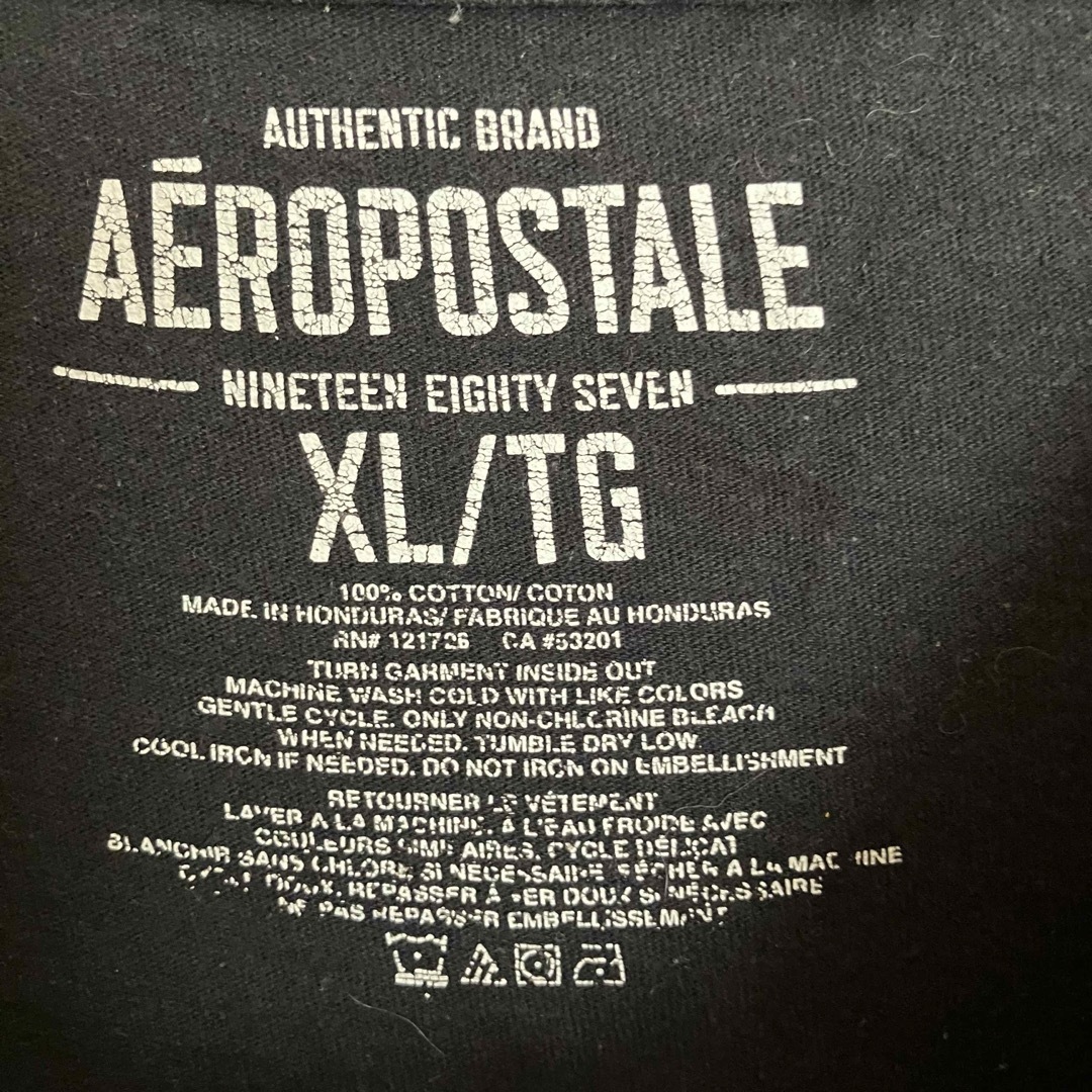 AEROPOSTALE(エアロポステール)のエアロポステールオールドデザインアーチビッグロゴTシャツtシャツ黒オーバーサイズ メンズのトップス(Tシャツ/カットソー(半袖/袖なし))の商品写真