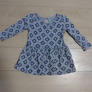 ベビーギャップ(babyGAP)のbabyGap チュニック ９０cm 女の子 グレー ベビーギャップ(Tシャツ/カットソー)