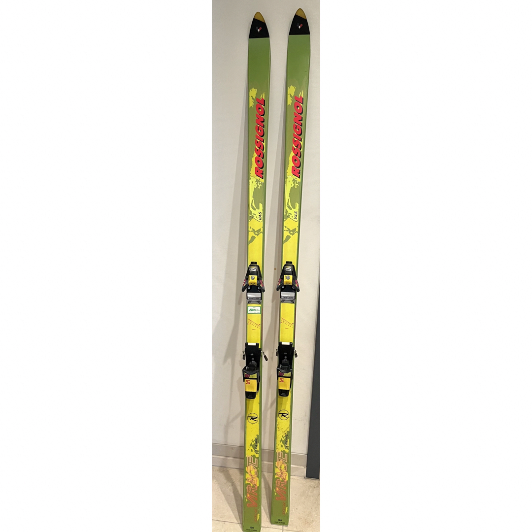 ROSSIGNOL(ロシニョール)のスキー板　ロシニョール　198cm     蛍光黄色　ビンディング サロモン スポーツ/アウトドアのスキー(板)の商品写真