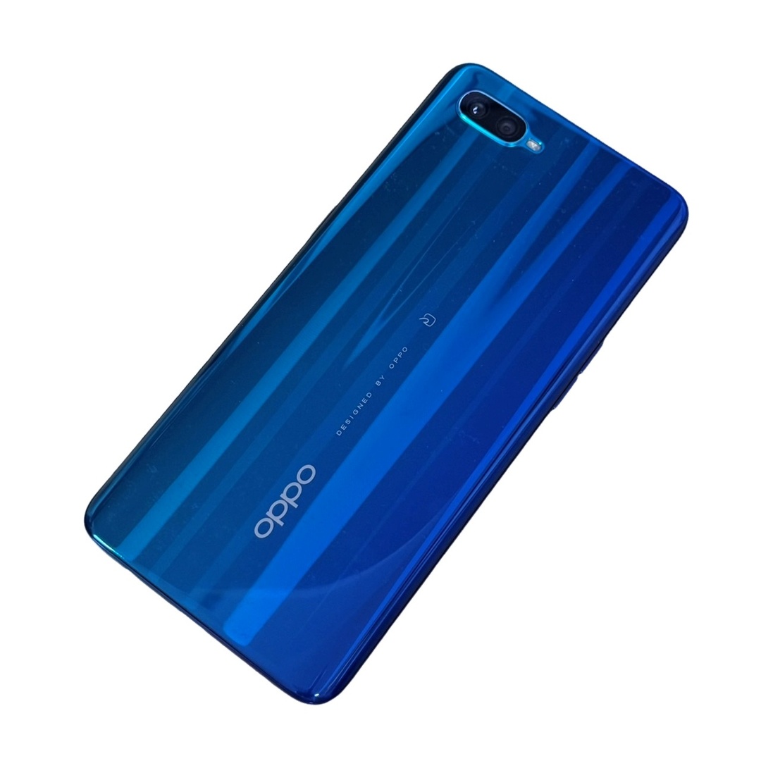 OPPO(オッポ)のOPPO Reno A 国内版SIMフリースマホ CPH1983 64GB ブルー系 動作確認済み 本体のみ 【中古】 12404R19 スマホ/家電/カメラのスマートフォン/携帯電話(スマートフォン本体)の商品写真