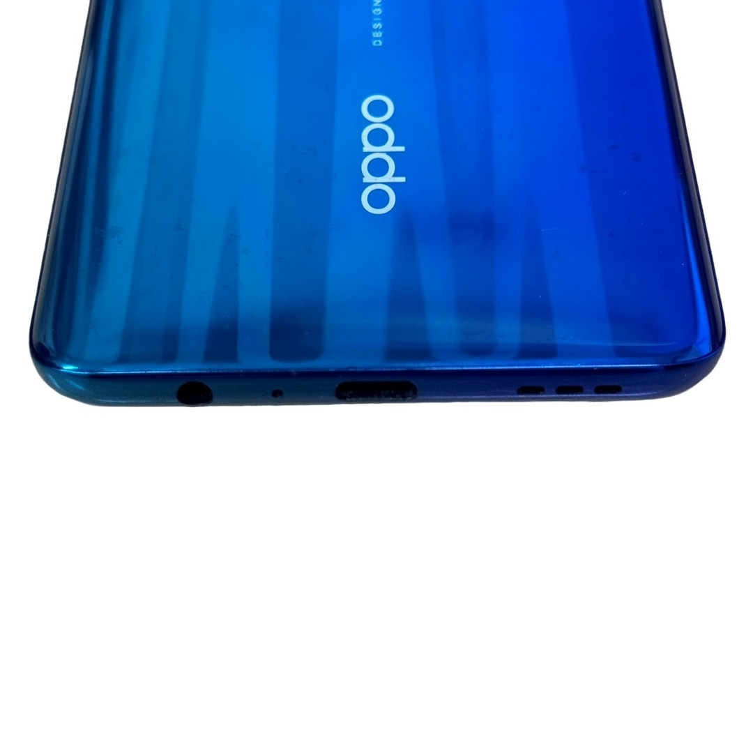 OPPO(オッポ)のOPPO Reno A 国内版SIMフリースマホ CPH1983 64GB ブルー系 動作確認済み 本体のみ 【中古】 12404R19 スマホ/家電/カメラのスマートフォン/携帯電話(スマートフォン本体)の商品写真