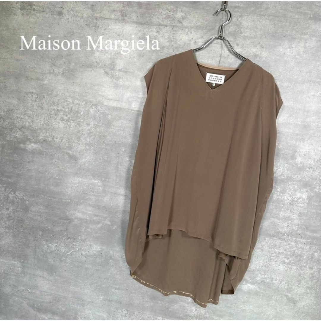 Maison Martin Margiela(マルタンマルジェラ)の『Maison Margiela』メゾンマルジェラ (38) ブラウス レディースのトップス(シャツ/ブラウス(半袖/袖なし))の商品写真
