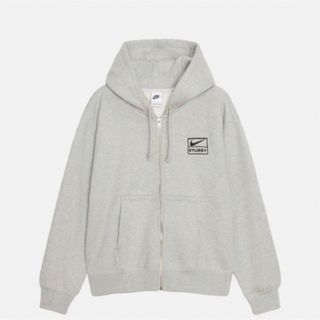 STUSSY - 新品 STUSSY NIKE  ZIP HOODIE ステューシー XS グレー