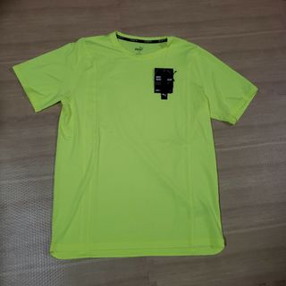 プーマ(PUMA)の新品　タグ付き　PUMA　プーマ　蛍光　サッカー　ユニフォーム　Tシャツ　運動(Tシャツ/カットソー(半袖/袖なし))