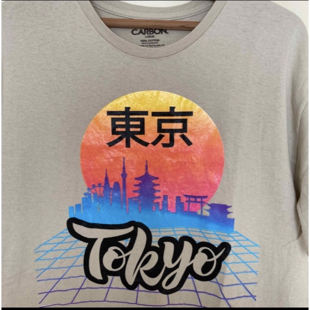 CARBON漢字Tシャツ/古着ヴィンテージTシャツ海外輸入 メンズのトップス(Tシャツ/カットソー(半袖/袖なし))の商品写真