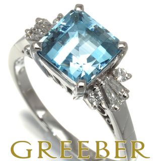 タサキ(TASAKI)のタサキ リング アクアマリン 2.07ct ダイヤ 0.25ct  11号 Pt900 (リング(指輪))