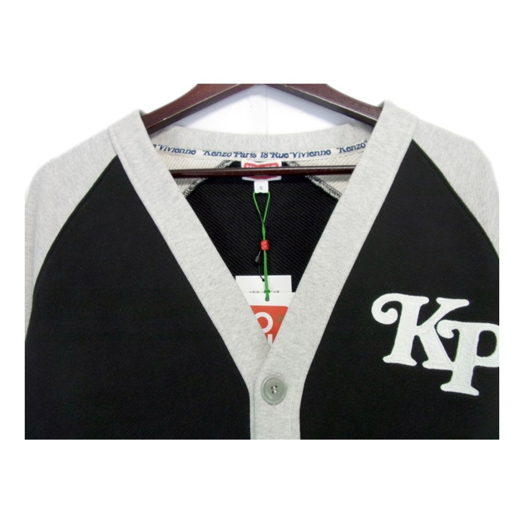 KENZO(ケンゾー)のケンゾー KENZO ■ 【 Two Tone Cotton Cardigan FE55SW1314MV 】 ロゴ デザイン ツートーン コットン カーディガン 32872 メンズのトップス(カーディガン)の商品写真