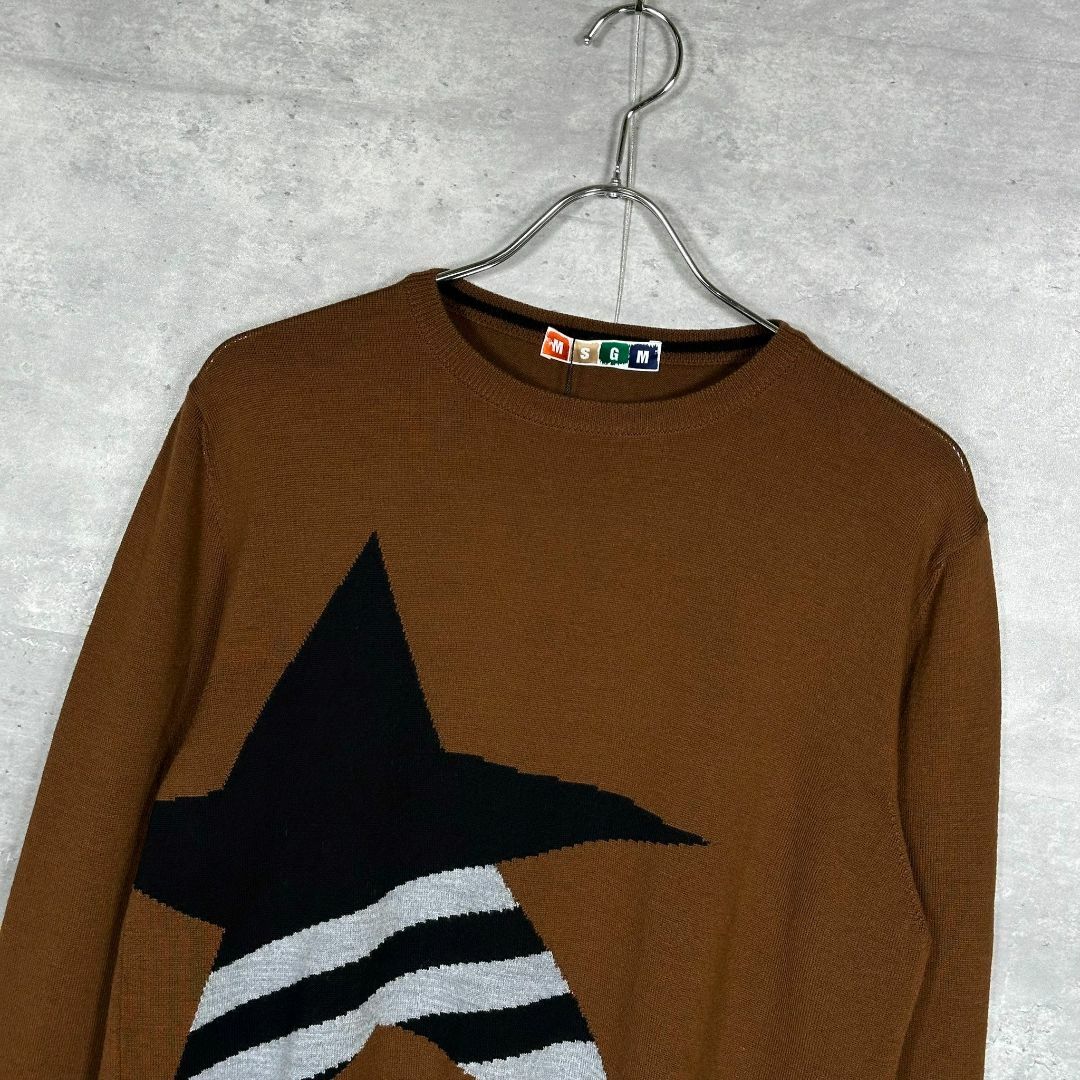 MSGM - 『MSGM』(M) スター刺繍 ニットセーターの通販 by AKINO