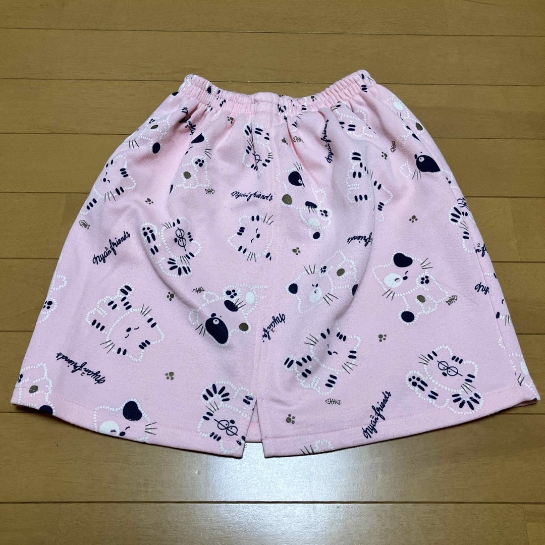 スカート　ピンク　nyan2 friends   140 キッズ/ベビー/マタニティのキッズ服女の子用(90cm~)(スカート)の商品写真