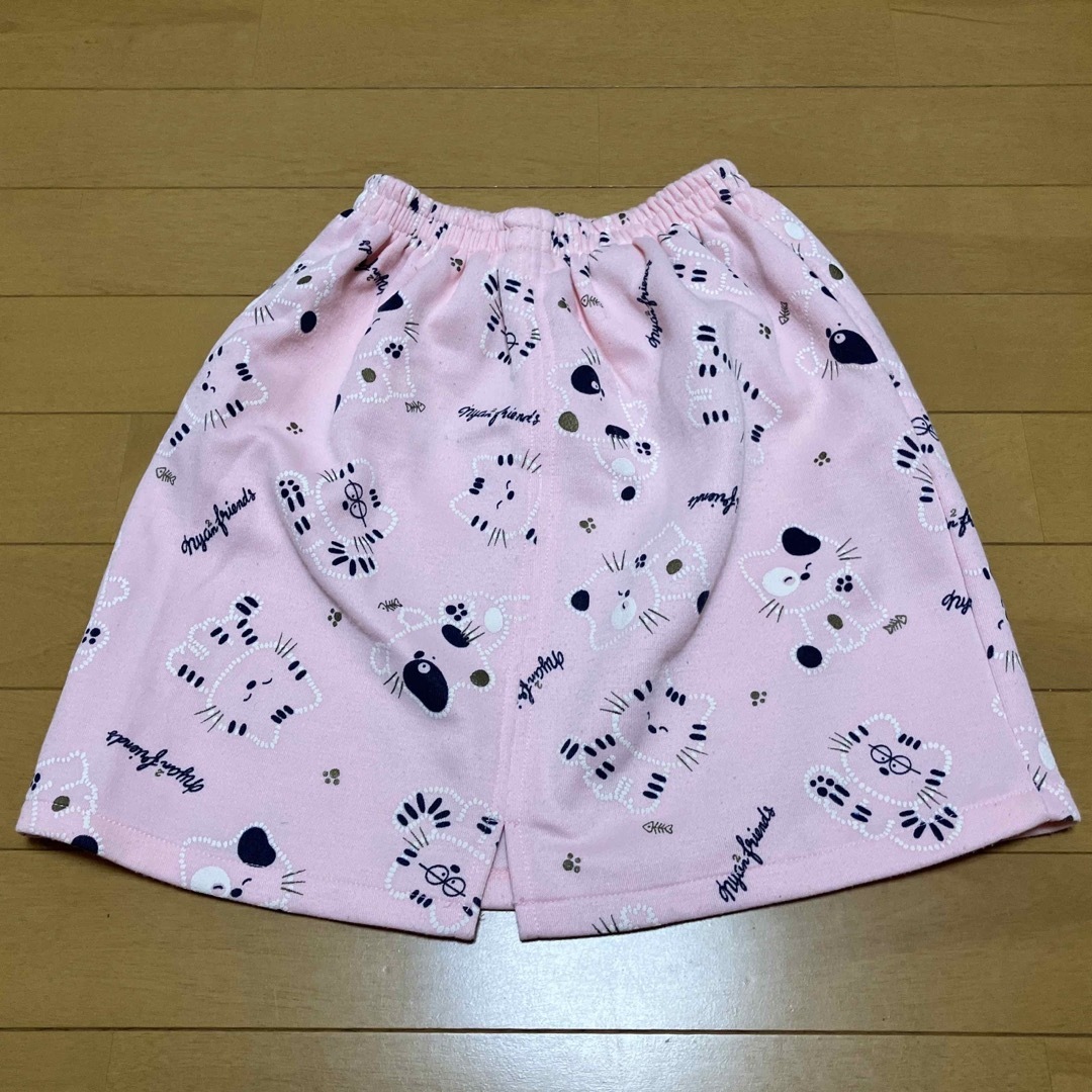 スカート　ピンク　nyan2 friends   140 キッズ/ベビー/マタニティのキッズ服女の子用(90cm~)(スカート)の商品写真