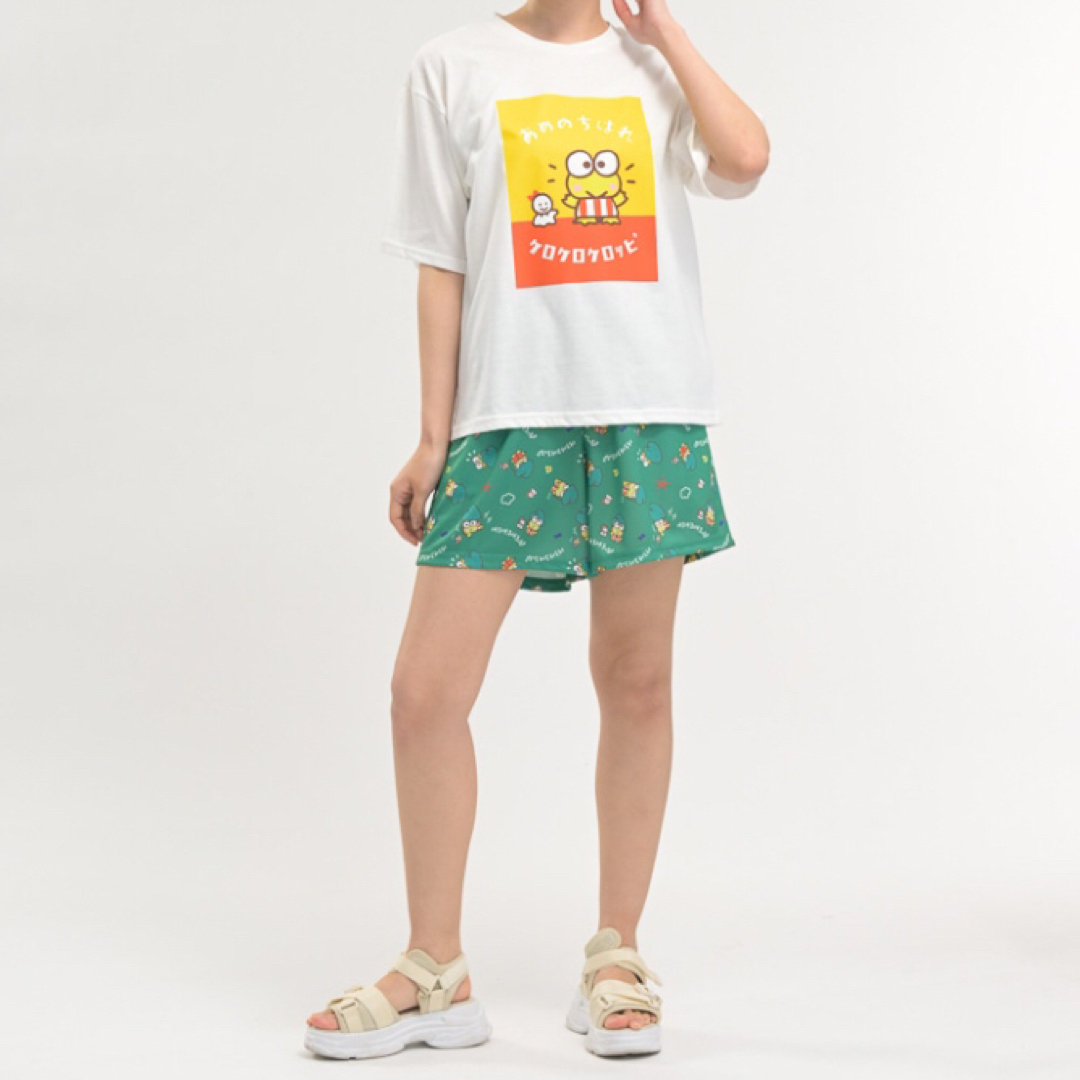 サンリオ(サンリオ)の✧̣̇💚 けろけろけろっぴ￤【web限定品】セットアップ 💚✧̣̇ レディースのレディース その他(セット/コーデ)の商品写真