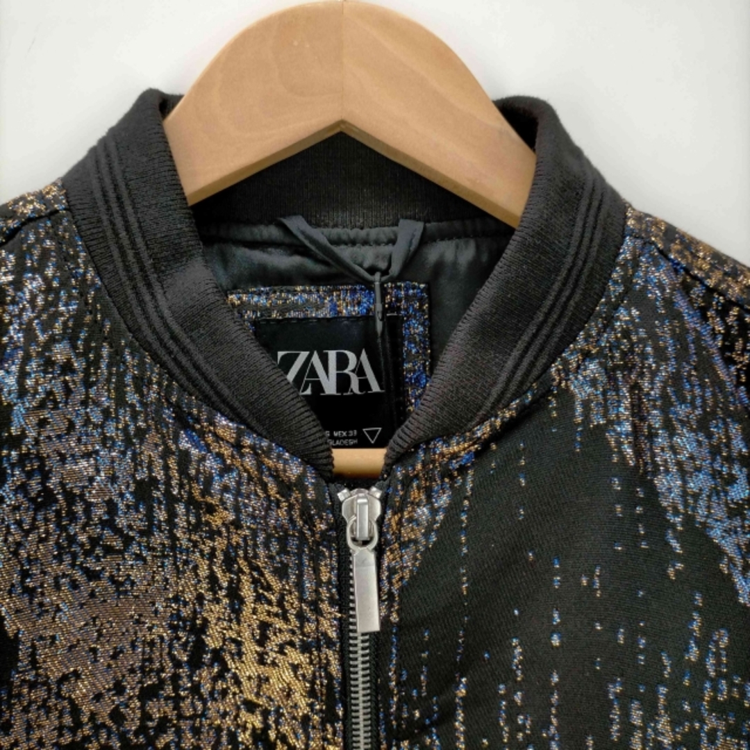 ZARA(ザラ)のZARA(ザラ) タリックジャカード ボンバージャケット メンズ アウター メンズのジャケット/アウター(ブルゾン)の商品写真