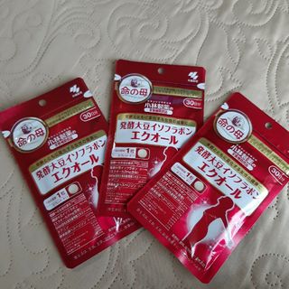 コバヤシセイヤク(小林製薬)の３袋　小林製薬　 発酵大豆イソフラボン エクオール 30日分(30粒)(その他)