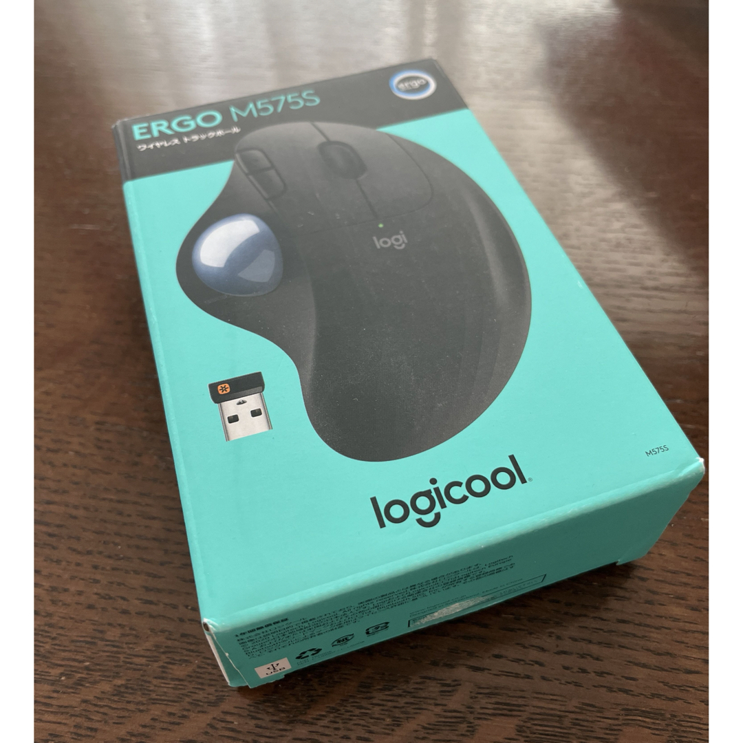 Logicool ワイヤレスマウス トラックボール M575S スマホ/家電/カメラのPC/タブレット(PC周辺機器)の商品写真