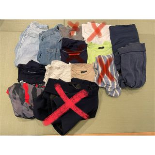 衣類  メンズ  子供服 まとめ売り  半袖  ジャケット  デニム  パンツ