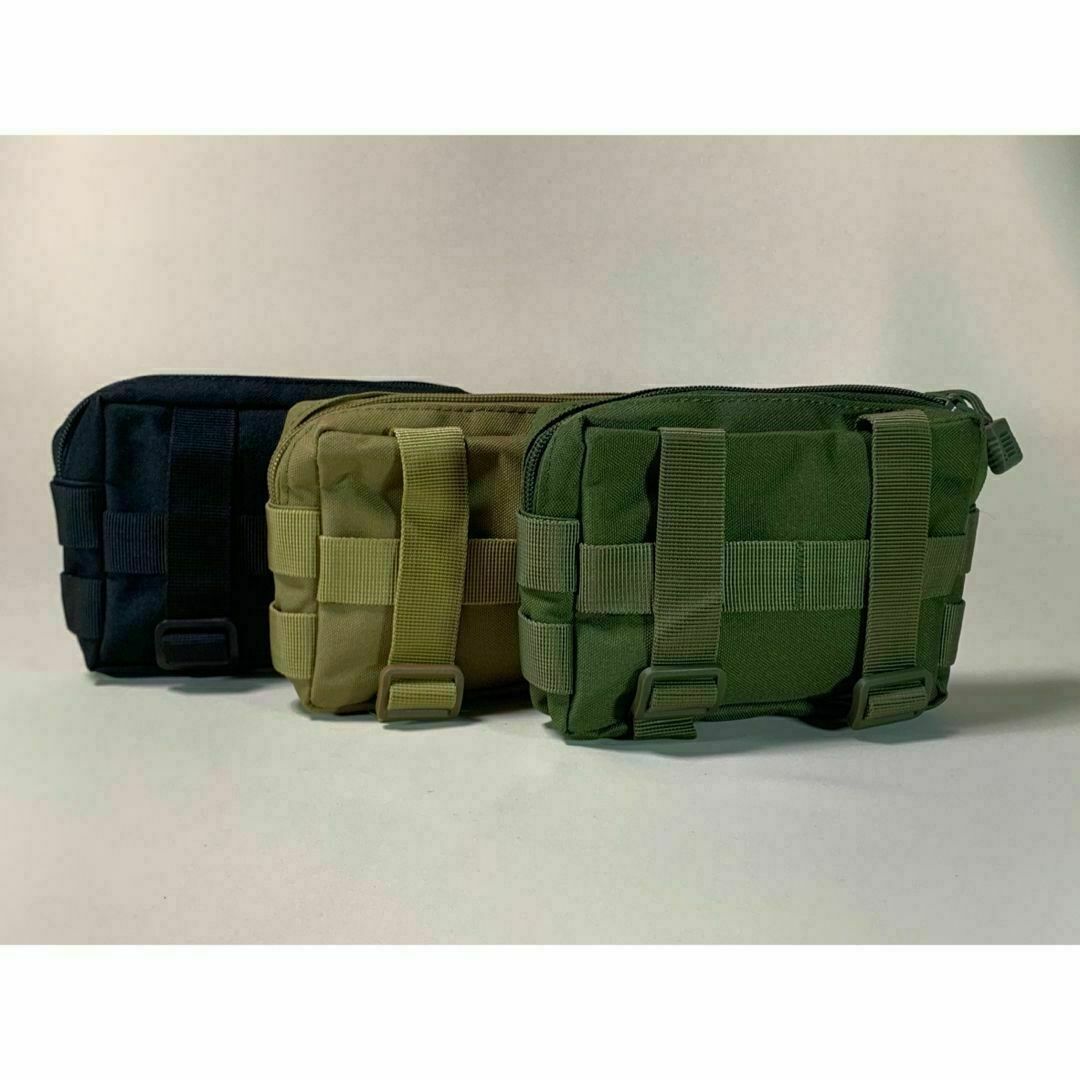 【グリーン】タクティカルポーチ　ミリタリーポーチ　モールシステム　molle スポーツ/アウトドアのアウトドア(その他)の商品写真