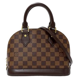 ルイヴィトン(LOUIS VUITTON)のルイ ヴィトン LOUIS VUITTON バッグ ダミエ レディース ブランド ハンドバッグ ショルダーバッグ 2way アルマ BB N41221 ブラウン コンパクト ミニバッグ 斜め掛け おしゃれ 【中古】(ハンドバッグ)