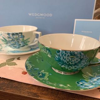 WEDGWOOD - 元箱　未使用　ウェッジウッド  ジャスパーコンラン　ティーカップ＆ソーサー　2客