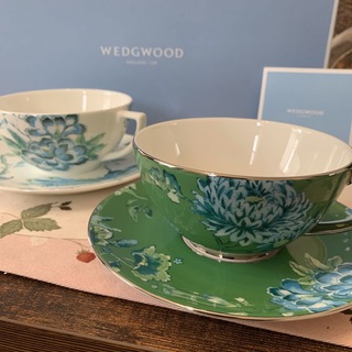 WEDGWOOD - 元箱　未使用　ウェッジウッド  ジャスパーコンラン　ティーカップ＆ソーサー　2客