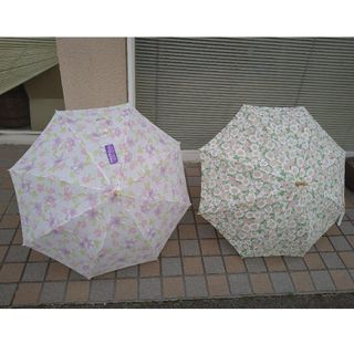 【未使用2本セット】晴雨兼用傘 UVカット(傘)