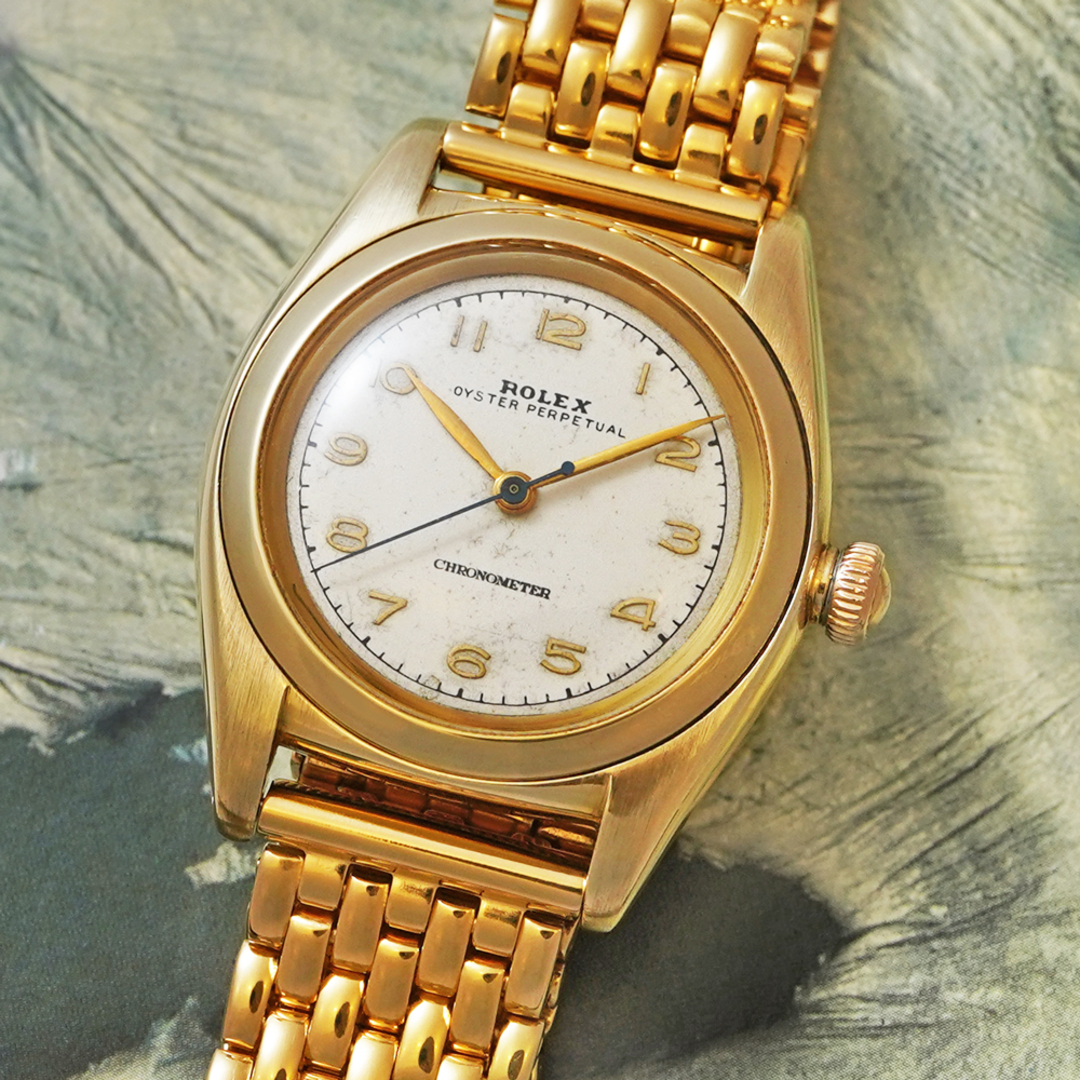 ROLEX(ロレックス)のROLEX バブルバック Ref.3131 アンティーク品 メンズ 腕時計 メンズの時計(腕時計(アナログ))の商品写真