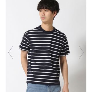 新品バナナリパブリック  メンズ　ボクシーストライプTシャツ　M GAP