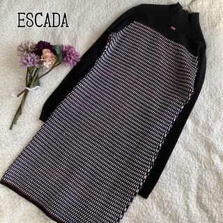 ESCADA - ESCADA ワンピース　ひざ丈　大人可愛い　M