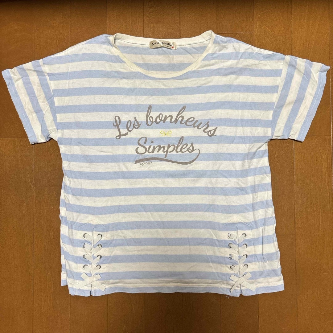 pom ponette(ポンポネット)のpom ponette ジュニア　160 半袖 キッズ/ベビー/マタニティのキッズ服女の子用(90cm~)(Tシャツ/カットソー)の商品写真