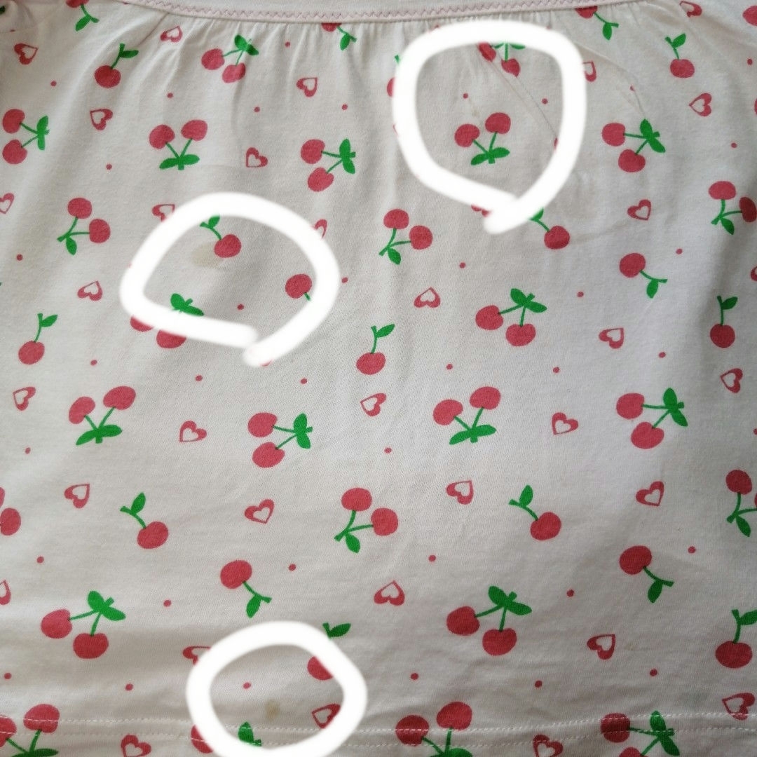 西松屋(ニシマツヤ)の半袖パジャマ120cm 2枚セット キッズ/ベビー/マタニティのキッズ服女の子用(90cm~)(パジャマ)の商品写真