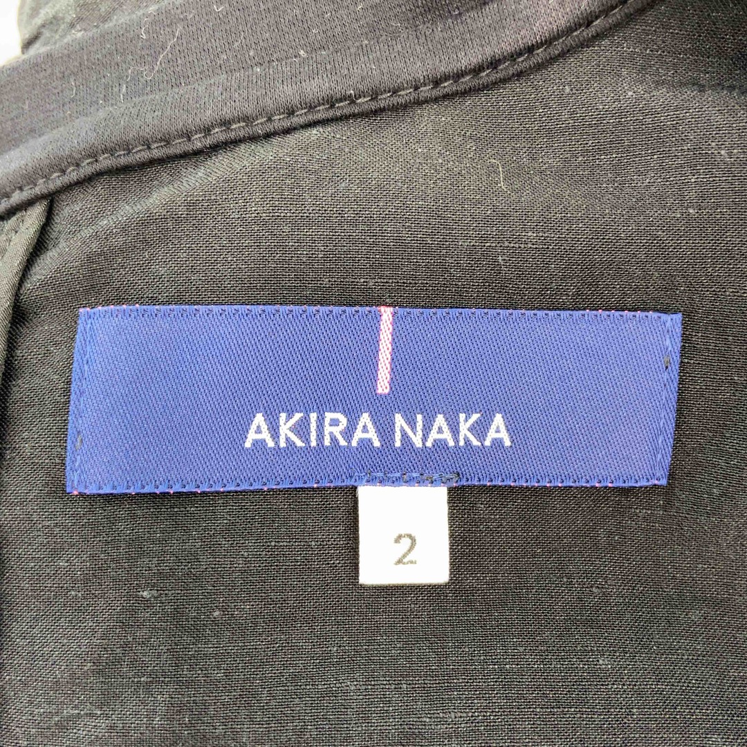 AKIRANAKA(アキラナカ)のAKIRA NAKA アキラナカ レディース Tシャツ カットソー チュニック ブラック 半袖 レディースのトップス(チュニック)の商品写真