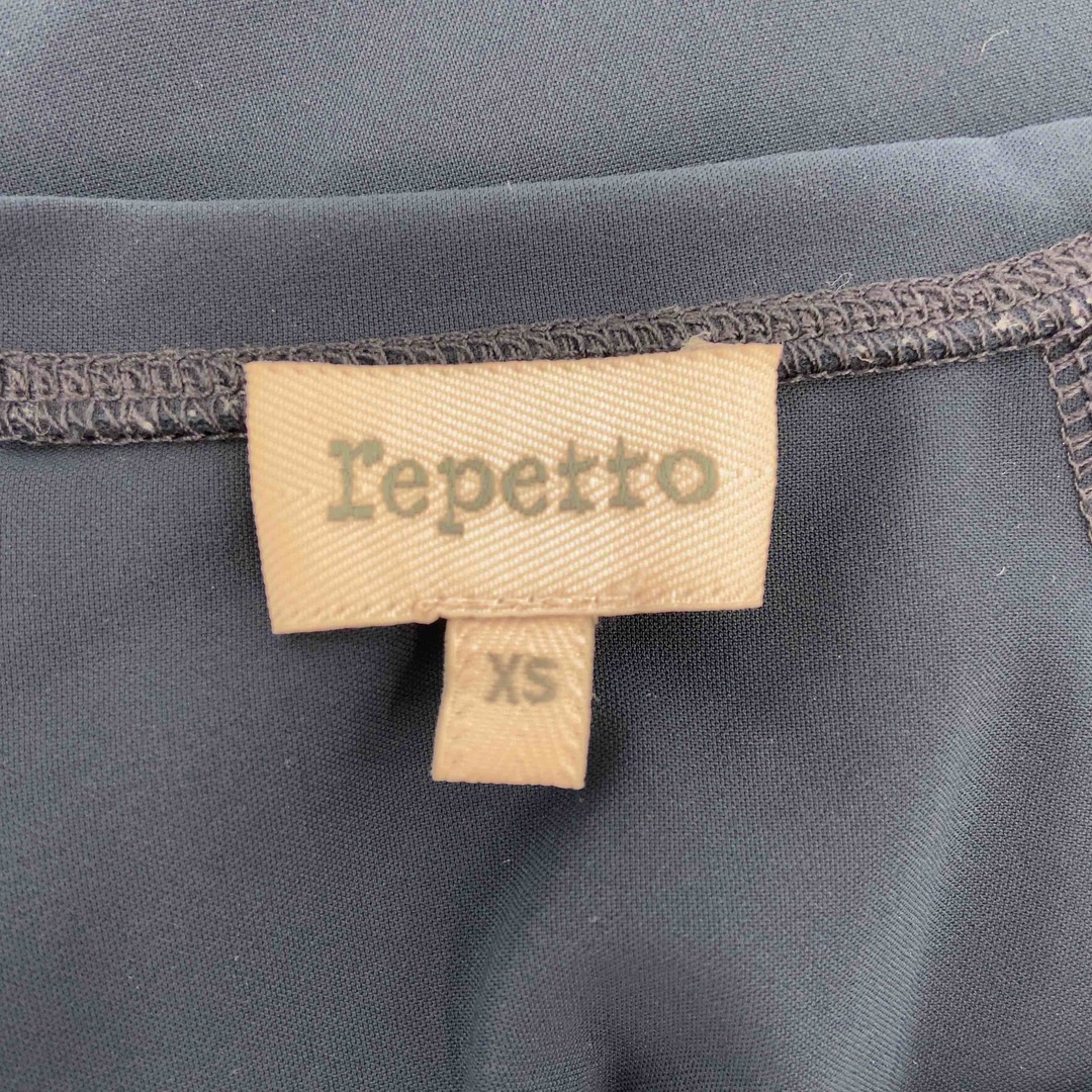 repetto(レペット)のrepetto レペット レディース ノースリーブワンピースキャミワンピース ネイビー ひざ丈 レディースのワンピース(ひざ丈ワンピース)の商品写真