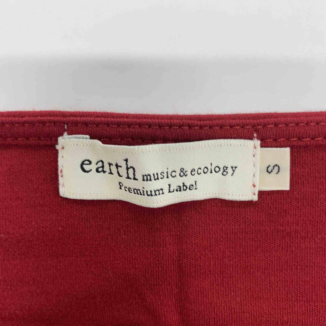 earth music & ecology(アースミュージックアンドエコロジー)のearth music&ecology アースミュージックアンドエコロジー レディース Tシャツ（半袖） エンジ色 tk レディースのトップス(Tシャツ(半袖/袖なし))の商品写真