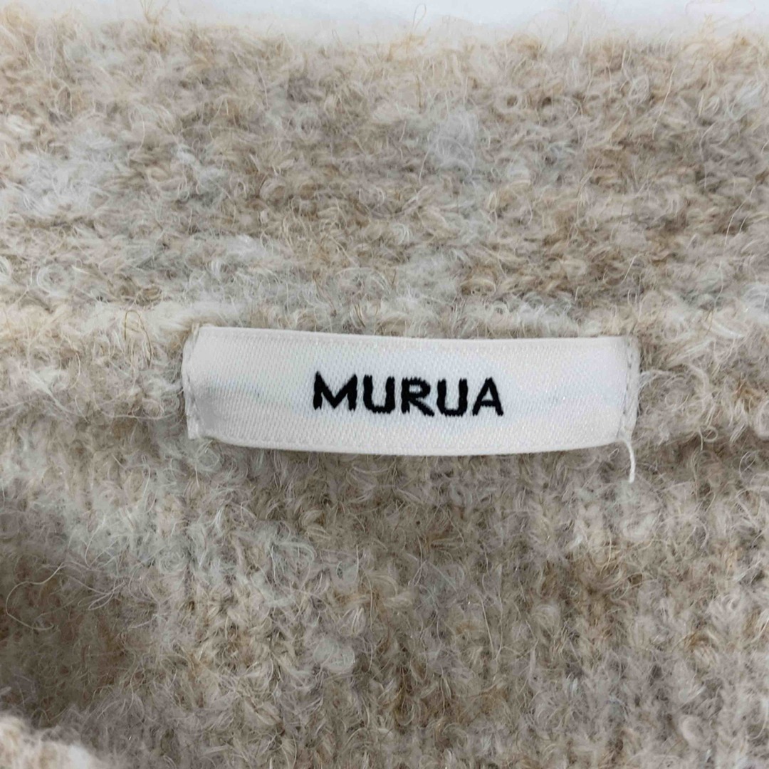 MURUA(ムルーア)のMURUA ムルーア レディース カーディガン ベージュ tk レディースのトップス(カーディガン)の商品写真