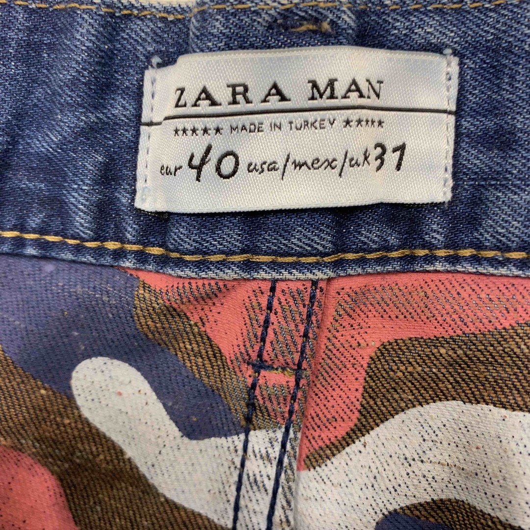 ZARA(ザラ)のZARA MAN ザラマン メンズ デニム ジーンズ ダメージデニム メンズのパンツ(デニム/ジーンズ)の商品写真