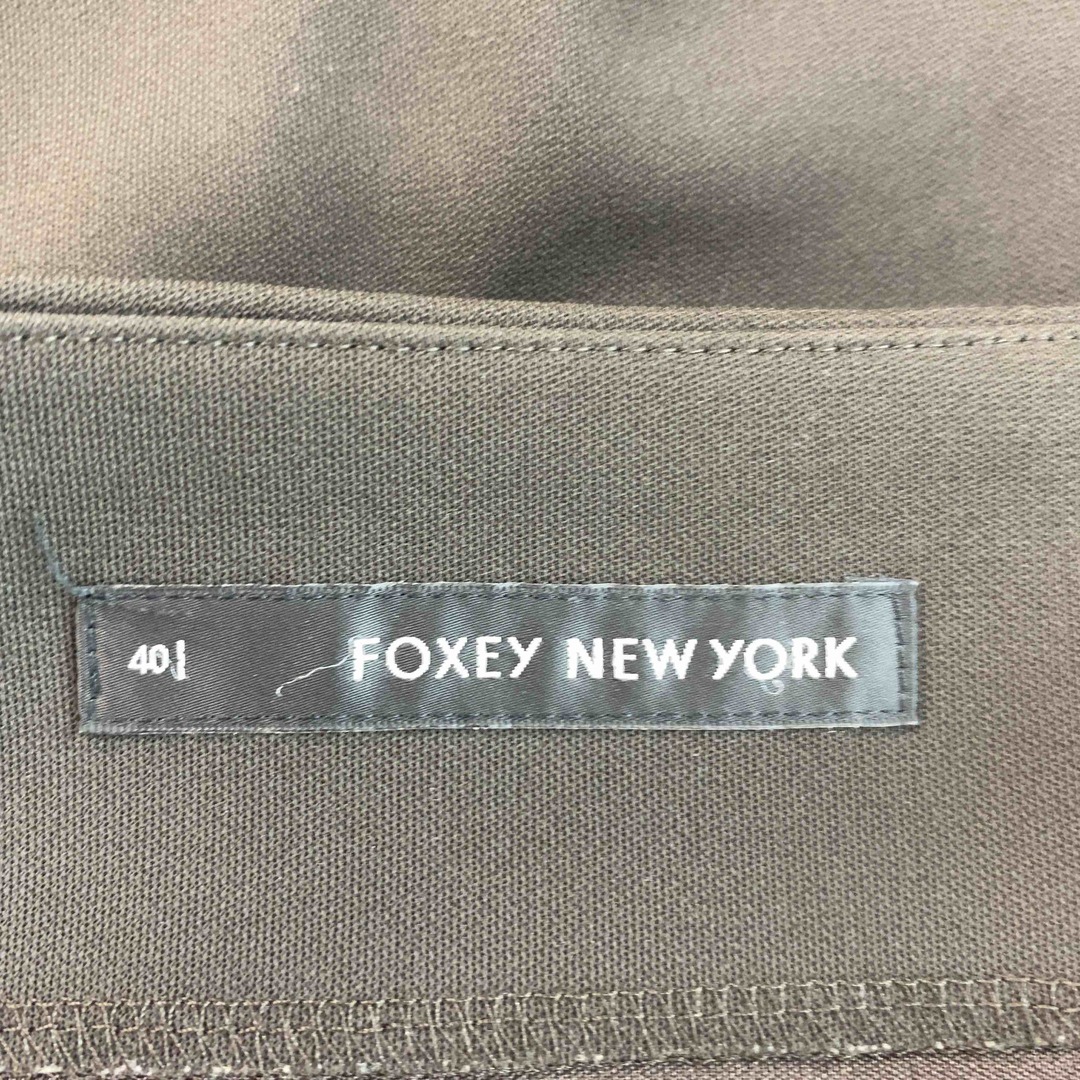 FOXEY NEW YORK(フォクシーニューヨーク)のFOXEY(NEWYORK) フォクシーニューヨーク レディース ひざ丈スカート ブラウン レディースのスカート(ひざ丈スカート)の商品写真